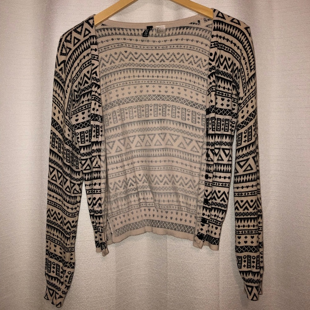 H&M Tribal Cardigan!
